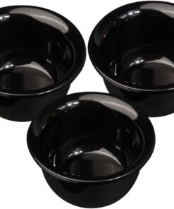 OUNONA Cuencos de Afeitado Reutilizables Diseño Elegante y Práctico 3 Piezas para Hombres Tazones Portátiles de Pp para Uso Doméstico y Viaje