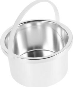 Recipiente 105 de Repuesto de Cera Calentador para Aleación de Aluminio | Color Plata, Interior de 105mm, Uso en Depilación y Terapia de Cera, Diseño Versátil Plástico