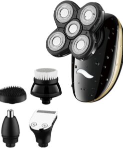 MAGICLULU Maquinilla de Afeitar Lavable para Hombre Recargable Funciones Inteligentes y Diseño Plástico y Metal para Uso Corporal y Facial