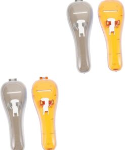 Healeved 4 Piezas caja almacenamiento maquinilla afeitar afeitadora eléctrica portátil soporte viaje para maquinilla afeitar safe box protector wc afeitadoras eléctrico