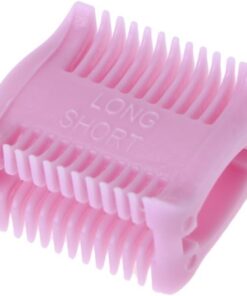 Hemobllo Recortadora Eléctrica De Cejas Para Damas Rosa, Mini Recortador Portátil Peine Ajustable, Recortador De Cejas Eléctrico Para Depilación Facial y Corporal, Ligero y Práctico Para Uso Diario