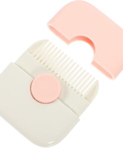 Peine Cortador de Pelo para Niños con Cubierta, Recortador de Flequillo, ABS y Acero Inoxidable, Adecuado para Salón y Hogar