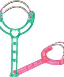 VICASKY 2 Piezas Depiladora Facial de Plástico Resorte Doble Capa para Depilación Manual, Herramienta Depiladora Práctica sin Sustancias Químicas Fuertes para Uso en Rostro Color Aleatorio