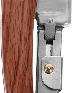 Maquinilla de Afeitar Mango Ergonómico para Hombre Marrón | Acero Inoxidable y Abs, Diseño Derecho, Uso en Barberías y Viajes, Varios Estilos Estilo Aleatorio