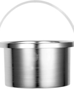 OUNONA Recipiente de Repuesto de Aleación de Aluminio de 500ml Seguro y Resistente a Altas Temperaturas para Calentador de Cera Adecuado para Depilación Profesional