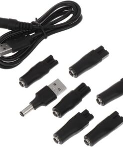 Solución de carga para recortadores de barba eléctricos y purificadores de barba, kits de adaptador USB