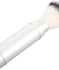 Brocha De Afeitar Portátil Para Hombre Brocha De Viaje De Metal Para Barba Cepillo De Afeitar Para Uso Diario Casa o Viaje
