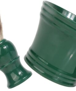 Ciieeo Brocha de Afeitar y Cuenco para Barba Kit de Aseo Masculino, Herramienta de Cuidado Facial Portátil Taza para Espuma, Cepillo para Limpieza de Barba Uso Doméstico y Viaje