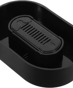 Ciieeo Limpiador Portátil Diseño Desmontable y Plástico Resistente Adecuado para Limpieza Efectiva y Cuidado Personal para Afeitadoras Eléctricas para Hombres en Viajes