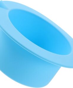 YARNOW Cuenco para Derretir Cera de Silicona, Cuenco de Repuesto Reutilizable para Depilación, Azul, Fácil de Transportar, Resistente al Calor