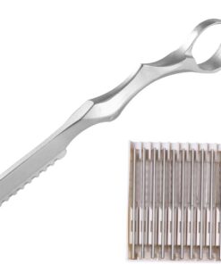 Happyyami Kit Profesional de Peluquería Cuchillas Intercambiables y Tijeras, Herramienta Manual para Corte de Pelo y Barba en Hogar