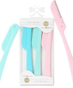 Jueshanzj 3 unidades de diseño fino para cejas, cortador de cejas, resistente a los arañazos, afilado y duradero, depiladora de cejas