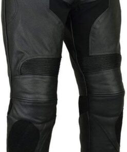 Bikers Gear Australia LT1005 Razor CE1621-1 - Pantalones Deportivos de Piel para Motocicleta, con Armadura extraíble