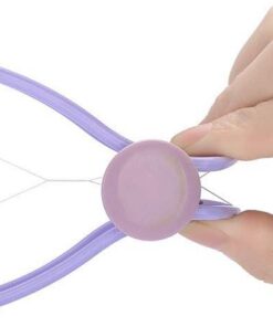 Depiladora de vello facial para mujer con herramienta de eliminación de roscas, tamaño portátil para vello facial y cuello (caja de gafas)
