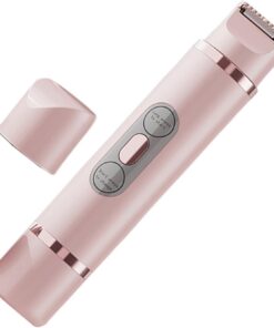 Maquinilla Eléctrica Para Mujeres, Recortador Compacto Para Vello | Íntimo, Máquina De Depilar Con Doble Cabezal Para Zonas Sensibles, Práctico Para Labios, Barbilla Y Axilas