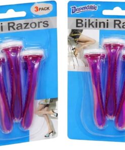 2 paquetes de maquinillas de afeitar para bikini, 6 piezas, ideal para un afeitado brasileño