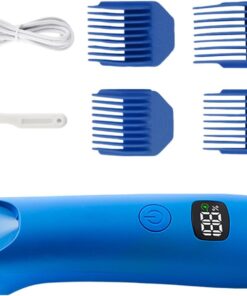 Afeitadora Corporal para Hombres Afeitadora Personal Eléctrica con Pantalla | Aparato para Recortar Corporal para Zonas Íntimas Pubis Espalda Axilas Pecho Brazos