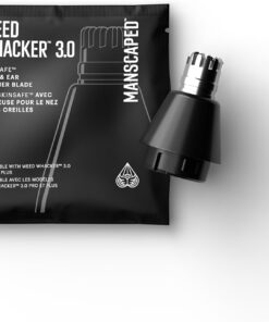 MANSCAPED Weed Whacker 3.0 PRO - Cuchilla de repuesto para nariz y oreja, hoja giratoria de doble filo SkinSafe, impermeable, fácil de limpiar, acero inoxidable, 1 paquete