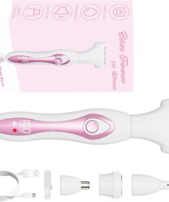 Afeitadora eléctrica 4 en 1, depilación para piernas, brazos, recortadora de pelo, maquinilla de afeitar eléctrica para mujeres