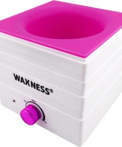 Waxness Mini W-Cube blanco para latas de 5 onzas con inserto de silicona