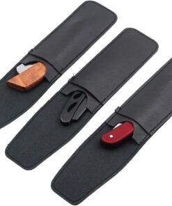 1 funda protectora de cuero para maquinillas de afeitar rectas, afeitadoras y barbero para viajes de negocios