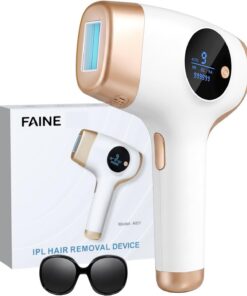 FAINE Dispositivo de depilación láser IPL para mujeres y hombres en casa, 3 modos de visualización LCD | FAINE Dispositivo de depilación IPL - Dispositivo de reducción de vello en casa