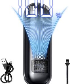 Recortador Nasal y de Orejas Recortador Eléctrico de Vellos Nasales | Con Pantalla Digital Kit Accesorios para Hombre y Mujer Depilación Afeitado Arreglo