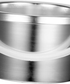 Olla para Fundir Cera para Depilación 500ml de Aleación de Aluminio | Recipiente Interior de Metal, Color Plata, Repuesto para Calentador de Cera Depilatoria