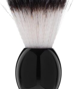 Brocha de Afeitar para Hombres de Resina y Nylon para Uso Doméstico | Cepillo Manual Profesional, Limpia la Piel y Remueve Células Muertas, Tacto Agradable y Cómodo