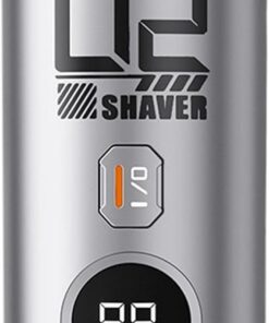 Afeitadora delgada cargada por USB para hombre, batería de 400 mAh, ligera y resistente, construcción de ABS, afeitadora eléctrica de mano con bordes finos, suave en la cara, rápida, adecuada para el