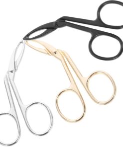 MAGICLULU Pinzas Oblicua Acero Punta de Inoxidable 3piezas para Cebras para Depilar Dar Forma, Herramienta Profesional para Maquillaje Facial Mujer