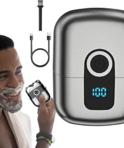 Afeitadoras Eléctricas para Hombre Kit de Aseo Recargable Recortadora | Afeitadora Eléctrica Masculina Para Afeitado Facial Máquina Afeitar Cuidado Piel Sensible Portátil Viaje Hogar