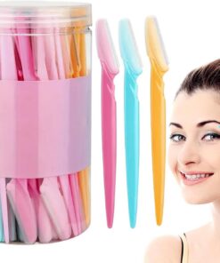 Recortador De Cejas Afeitadora Manual Dermaplaning Facial | 66x Protectora Para Afeitadora De Cejas, Barba Y Bigote, Depilación, Recortador De Pelo, Unisex