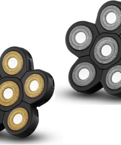 Roziapro Maquinilla de afeitar eléctrica 6D de repuesto para hombres calvos, cuchillas de repuesto impermeables para hombres calvos, cabezal reemplazable, cuchillas impermeables para hombres, cabezal