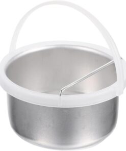 Ciieeo Olla Interior Antiadherente de Aluminio para Derretir Cera, Recipiente Confiable para Calentador de Cera, Accesorio Esencial para Máquina de Depilación, Fácil Limpieza, Tamaño