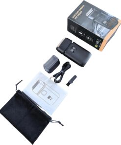 Afeitadora eléctrica de, recortadora de viaje recargable a prueba de agua, herramienta de afeitado rápido para uso multifuncional, cortador de cabeza