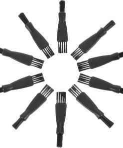 VALICLUD 10 Piezas Cepillo De Limpieza Para Afeitadoras Brocha De Afeitar Eléctrica Cepillo De Limpieza De Doble Cabezal Limpiador Pequeño Para Hombres Eléctrico