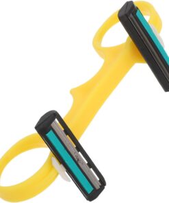 Recortadora de Cabeza Calva para Hombres, Afeitadora Rápida Cabezal Doble, Material Abs, Fácil Mantenimiento, Adecuado para Cuidado Personal y Viajes