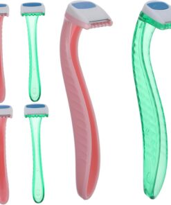 Happyyami 6 Piezas Afeitadora para Mujeres Cuchillas para Afeitar Áreas Íntimas y Axilas Herramienta de Cuidado Personal Diseño Portátil y de Usar Color Aleatorio