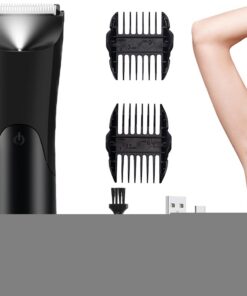 Recortadora De Corporal Para Caballeros Ergonómico Eléctrico Recargable | Afeitadora De Barba Eléctrica Con Pantalla Digital Para Cabeza Cara Nariz Orejas Cuerpo Brazos Partes