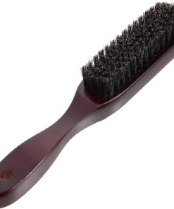 ULTECHNOVO Cepillo para Barba y Bigote para Hombre Mango Ergonómico de Material Sintético Color Negro, Diseño Profesional y Peso Ligero para Cuidado Personal