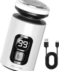 Afeitadora Eléctrica para Hombre Afeitadora Portátil Inalámbrica Seca y | Afeitadora eléctrica mini Para Hogar, Coche, Viaje, Hotel, Exterior, Baño