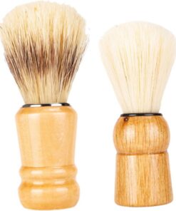Healeved 10 Piezas cepillo para barba esca afeitado con mango de madera cuidado personal shaving brush the brocha de afeitar con mango de madera afeitado para hombres cabello