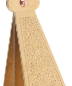 YARNOW Pinzas de Depilación Facial para Hombres de Cobre Dorado, Herramienta Manual Resistente Rayaduras para Cuidado del Vello Facial y Barba