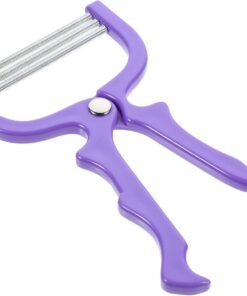 ULTECHNOVO Depiladora Facial Manual de Acero Inoxidable Portátil, Herramienta para Depilar la Cara, Tamaño Compacto, para Mujer, Uso Hogar y Viaje, sin Batería ni Mantenimiento