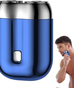 Afeitadora De Viaje Mini Afeitadora Facial Recargable USB Húmeda Seca | Recortabarbas Portátil Impermeable Apto Para El Personal, En El Hogar, Viajes, Ducha Y Avión