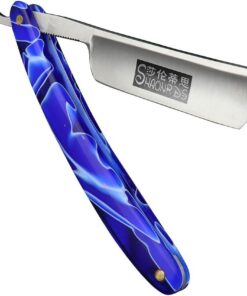 Salon Special Shaver Barber o Home Vintage Blue Shave Tocado de afeitar Herramientas profesionales Sharp acero inoxidable Razor