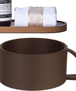 Cuenco de Afeitar Taza De Espuma Para El Estilismo En El Salón De Barbería | Copa de Cuenco para Jabón de Afeitar Para Hombres Él Esposo Padre Barbero Papá Novio