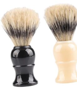 VALICLUD 4piezas Brocha De Afeitar Para Bigote Mango De Plástico Cepillo Para Herramienta De Afeitado Portátil Para Hombres Para Crear Espuma De Afeitar El Baño