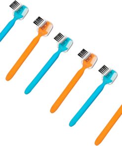 Healeved 6 Piezas de Maquinilla de Afeitar para Cejas con Peine para Cejas y Cepillo, Acero Inoxidable, Fácil de Usar, para Mujeres y Hombres